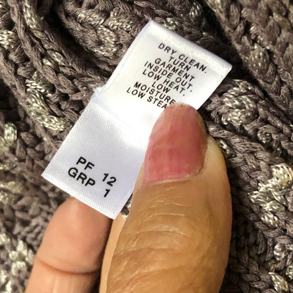 St John Chunky Ribbed 3/4 Sleeve Open Front Shawl - Picture 7 of 8